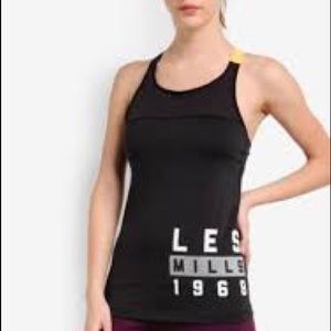 Reebok Les Mills black tank top size XS